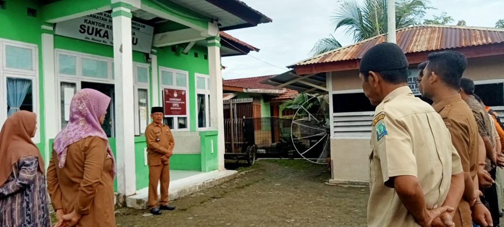 Kegiatan Rutin Selasa Apel Pagi di Desa Suka Maju